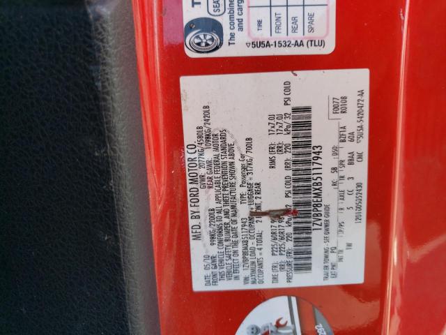 Photo 10 from auction – 2011 FORD MUSTANG with VIN 1ZVBP8EMXB5117943