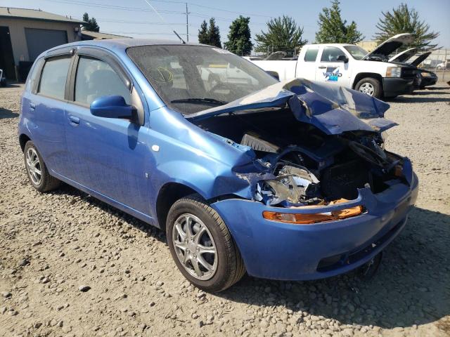 CHEVROLET AVEO BASE 2007 with VIN KL1TD666X7B791742 - Photo from auction