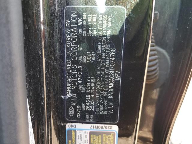 Photo 10 from auction – 2017 KIA SPORTAGE L with VIN KNDPMCAC8H7074766