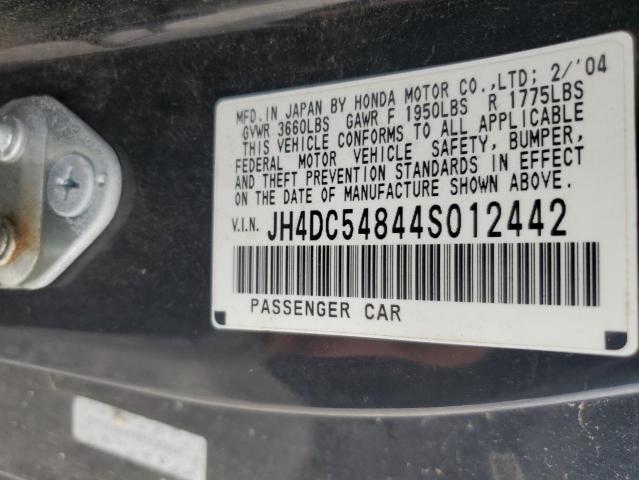 Photo 10 from auction – 2004 ACURA RSX with VIN JH4DC54844S012442