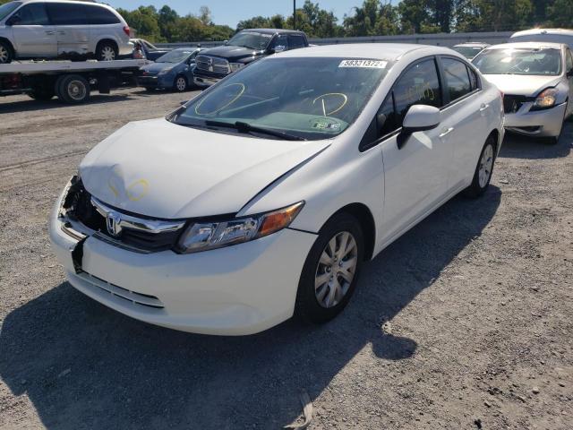 Photo 2 from auction – 2012 HONDA CIVIC LX with VIN 19XFB2F53CE361687