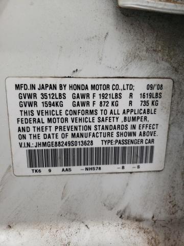 Photo 10 from auction – 2009 HONDA FIT with VIN JHMGE88249S013628