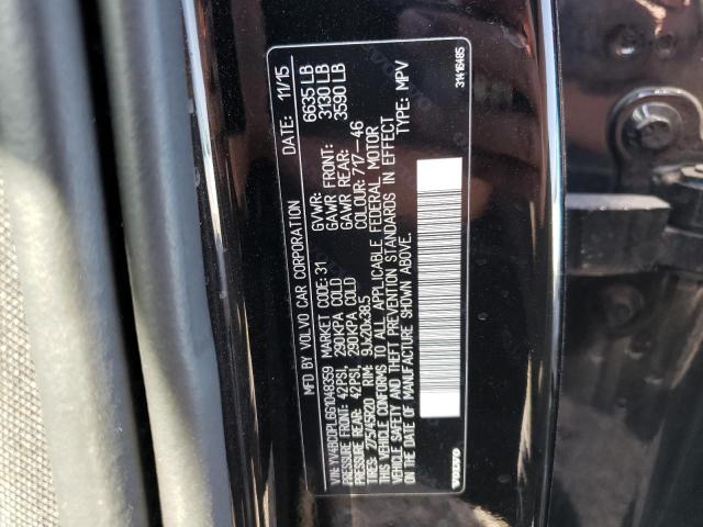 Photo 10 from auction – 2016 VOLVO XC90 T8 with VIN YV4BC0PL6G1048359