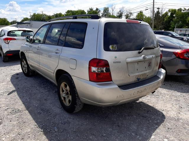Photo 3 from auction – 2005 TOYOTA HIGHLANDER with VIN JTEGD21A050115688