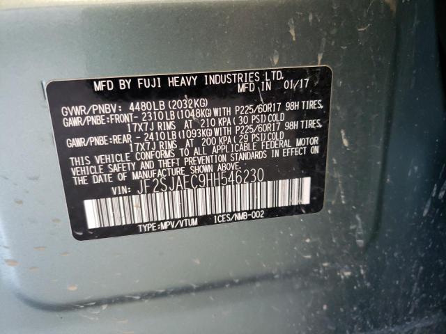 Photo 10 from auction – 2017 SUBARU FORESTER 2 with VIN JF2SJAEC9HH546230