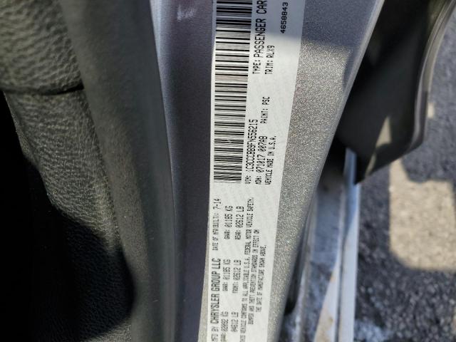 Photo 10 from auction – 2015 CHRYSLER 200 S with VIN 1C3CCCBB9FN556215