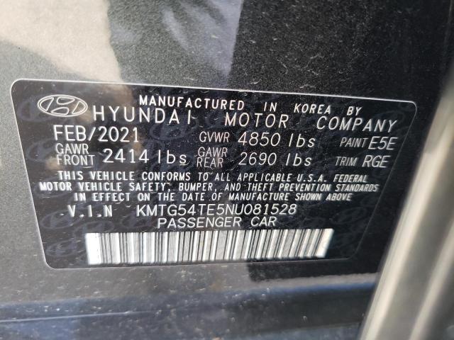 Photo 10 from auction – 2022 GENESIS G70 BASE with VIN KMTG54TE5NU081528