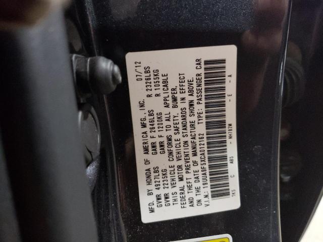 Photo 10 from auction – 2012 ACURA TL with VIN 19UUA9F5XCA012162