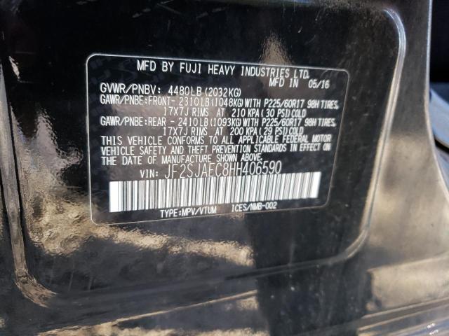 Photo 10 from auction – 2017 SUBARU FORESTER 2 with VIN JF2SJAEC8HH406590