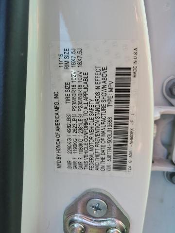 Photo 10 from auction – 2016 ACURA RDX TECHNO with VIN 5J8TB4H50GL019558