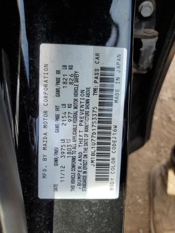 Photo 10 from auction – 2013 MAZDA 3 I with VIN JM1BL1U77D1753375