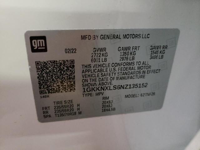 Photo 10 from auction – 2022 GMC ACADIA DEN with VIN 1GKKNXLS6NZ135152