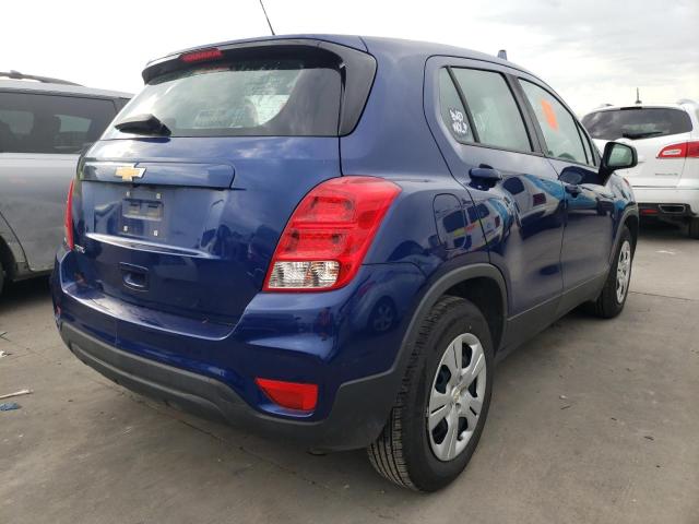 Photo 4 from auction – 2017 CHEVROLET TRAX LS with VIN 3GNCJKSB6HL155646