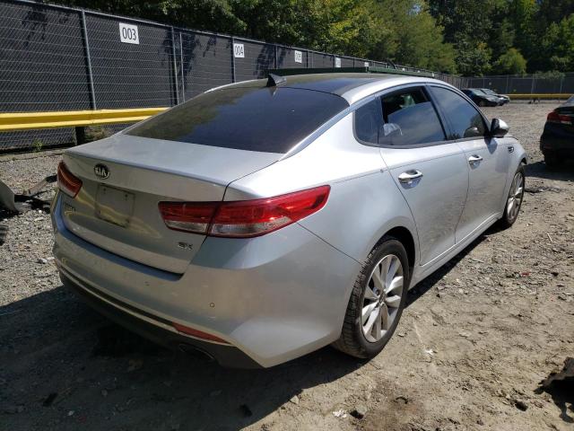 Photo 4 from auction – 2016 KIA OPTIMA EX with VIN 5XXGU4L30GG045643
