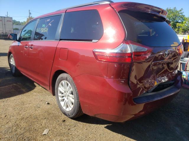 Photo 3 from auction – 2015 TOYOTA SIENNA XLE with VIN 5TDYK3DC5FS680941