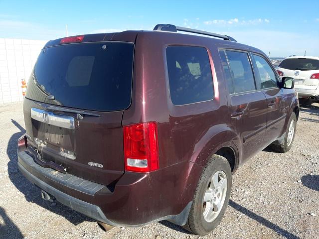 Photo 4 from auction – 2010 HONDA PILOT EXL with VIN 5FNYF4H60AB024237