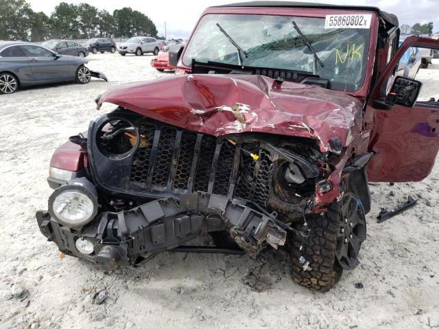 Photo 9 from auction – 2021 JEEP GLADIATOR with VIN 1C6HJTAG5ML541876