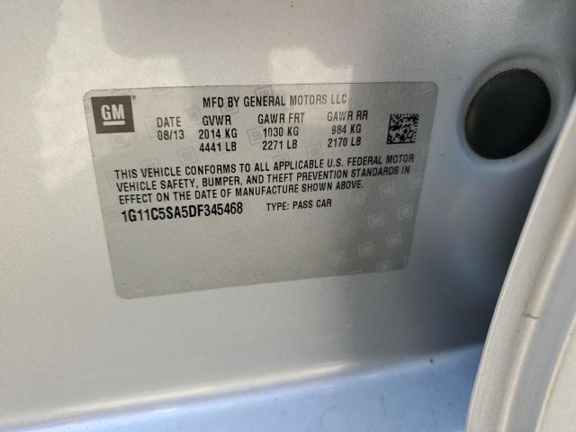 Photo 10 from auction – 2013 CHEVROLET MALIBU 1LT with VIN 1G11C5SA5DF345468