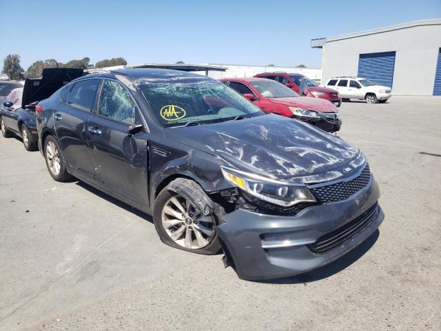 KIA OPTIMA EX 2016 with VIN 5XXGU4L33GG010823 - Photo from auction