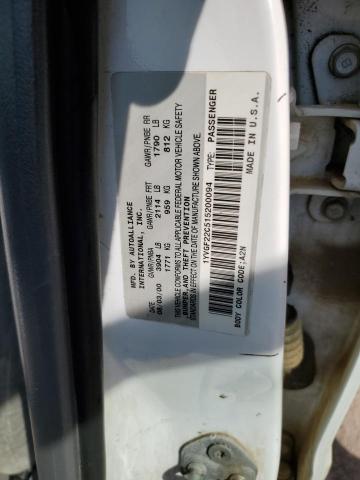 Photo 10 from auction – 2001 MAZDA 626 ES with VIN 1YVGF22C515200094