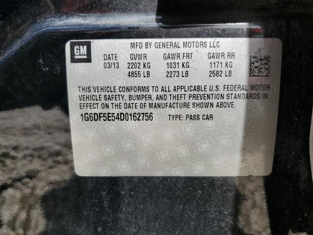 Photo 10 from auction – 2013 CADILLAC CTS LUXURY with VIN 1G6DF5E54D0162756