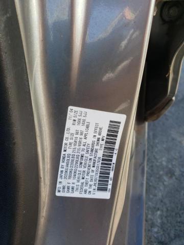 Photo 10 from auction – 2005 HONDA CR-V EX with VIN JHLRD77835C017836