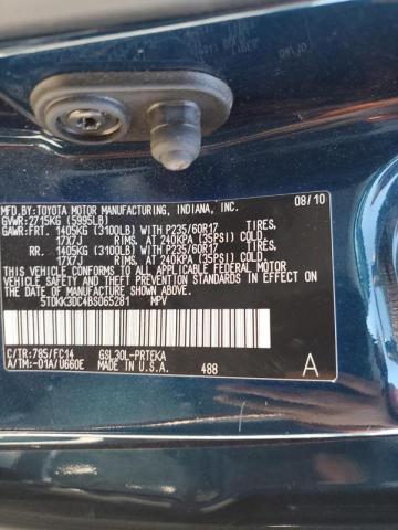 Photo 10 from auction – 2011 TOYOTA SIENNA LE with VIN 5TDKK3DC4BS065281