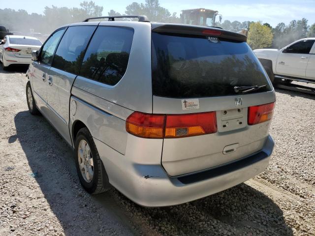 Photo 3 from auction – 2002 HONDA ODYSSEY EX with VIN 2HKRL18922H574435