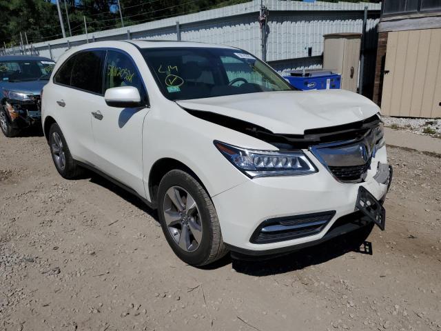 ACURA MDX 2015 with VIN 5FRYD4H26FB021397 - Photo from auction