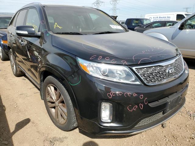 KIA SORENTO SX 2014 with VIN 5XYKWDA75EG438248 - Photo from auction