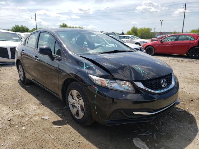 HONDA CIVIC LX 2013 with VIN 19XFB2F55DE083117 - Photo from auction