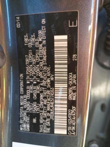 Photo 10 from auction – 2014 TOYOTA 4RUNNER SR with VIN JTEBU5JR4E5174263
