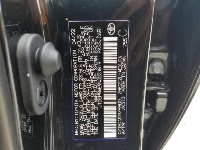 Photo 10 from auction – 2022 TOYOTA COROLLA LE with VIN JTDEPMAE9NJ223819