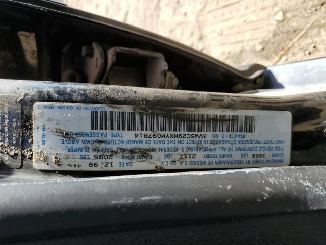 Photo 10 from auction – 2000 VOLKSWAGEN JETTA GLS with VIN 3VWSC29MXYM097814