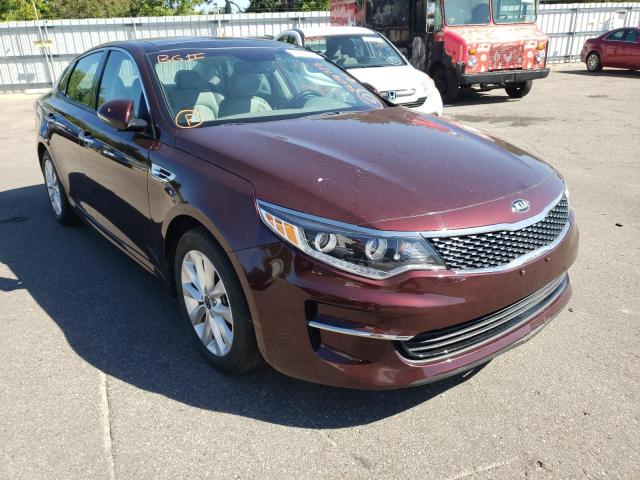 KIA OPTIMA EX 2017 with VIN 5XXGU4L38HG135463 - Photo from auction