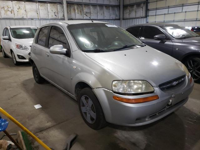 CHEVROLET AVEO BASE 2007 with VIN KL1TD66657B709058 - Photo from auction