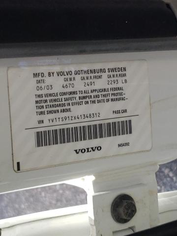 Photo 10 from auction – 2004 VOLVO S80 T6 ELI with VIN YV1TS91ZX41348312