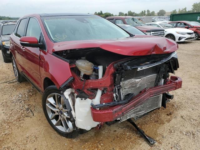 FORD EDGE TITAN 2015 with VIN 2FMPK4K87FBB91776 - Photo from auction