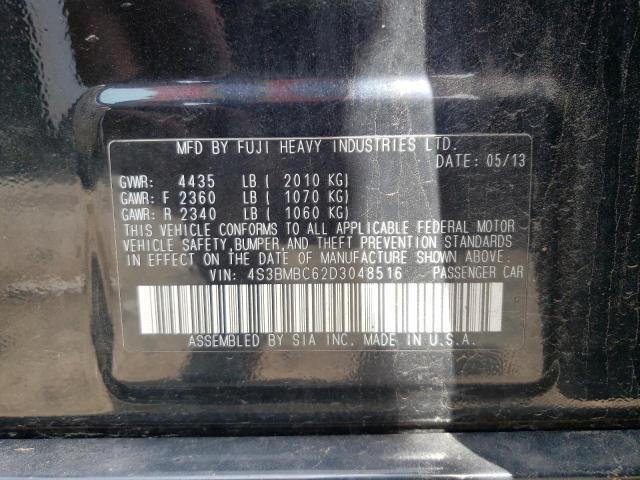 Photo 10 from auction – 2013 SUBARU LEGACY 2.5 with VIN 4S3BMBC62D3048516