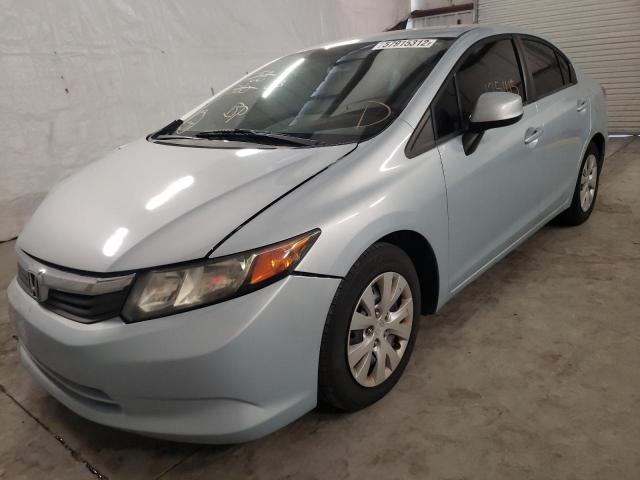 Photo 2 from auction – 2012 HONDA CIVIC LX with VIN 19XFB2F51CE059668