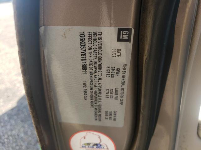 Photo 10 from auction – 2007 CADILLAC DTS with VIN 1G6KD57Y87U180811