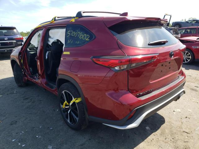 Photo 3 from auction – 2022 TOYOTA HIGHLANDER with VIN 5TDJZRBHXNS178102