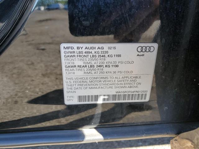 Photo 10 from auction – 2015 AUDI Q3 PRESTIG with VIN WA1GFCFS4FR012500