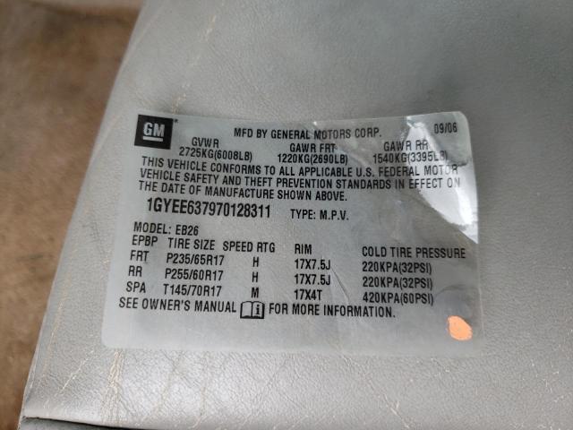 Photo 10 from auction – 2007 CADILLAC SRX with VIN 1GYEE637970128311