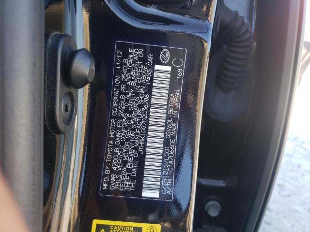 Photo 10 from auction – 2013 LEXUS ES 350 with VIN JTHBK1GG7D2036286