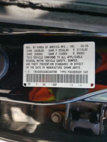 Photo 10 from auction – 2008 ACURA TL with VIN 19UUA66248A049798