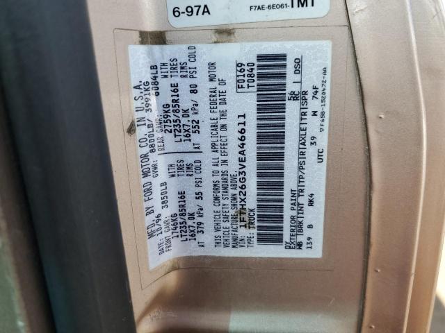 Photo 10 from auction – 1997 FORD F250 with VIN 1FTHX26G3VEA46611