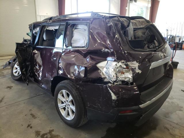 Photo 3 from auction – 2013 TOYOTA HIGHLANDER with VIN 5TDBK3EH7DS250566