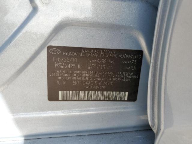 Photo 10 from auction – 2011 HYUNDAI SONATA SE with VIN 5NPEC4AC1BH024701