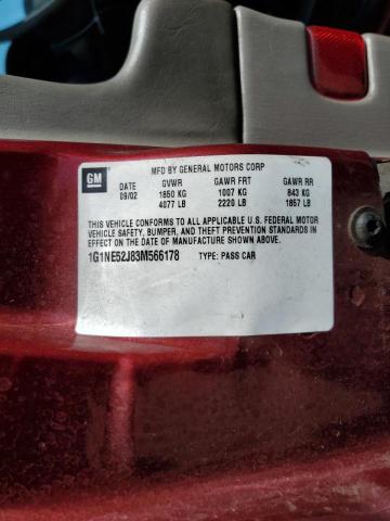 Photo 10 from auction – 2003 CHEVROLET MALIBU LS with VIN 1G1NE52J83M566178